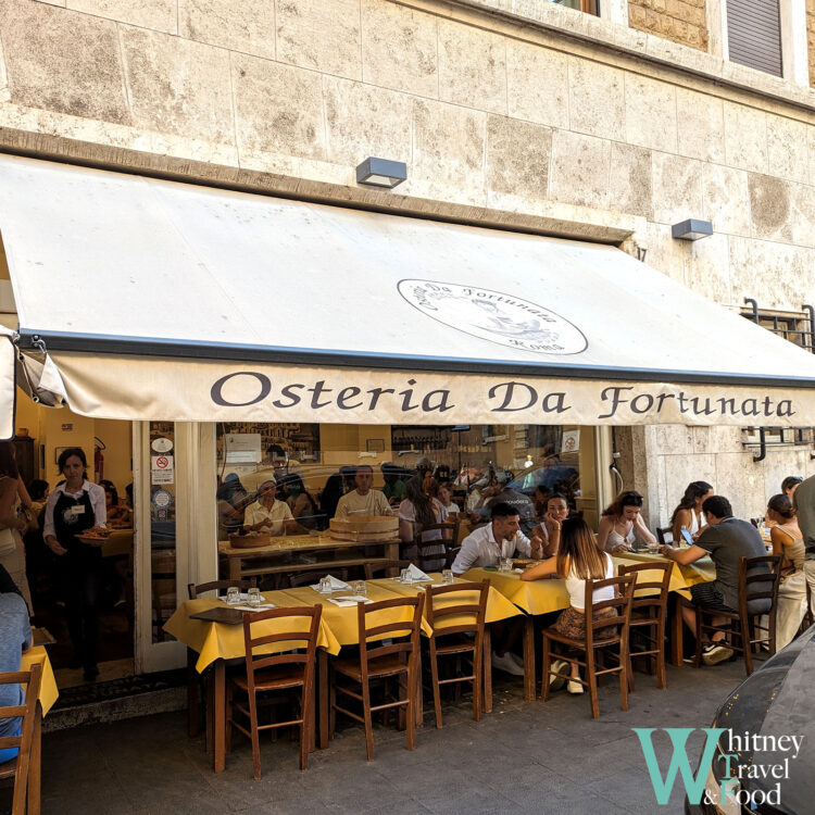 義大利麵羅馬美食分享 - Osteria da Fortunata