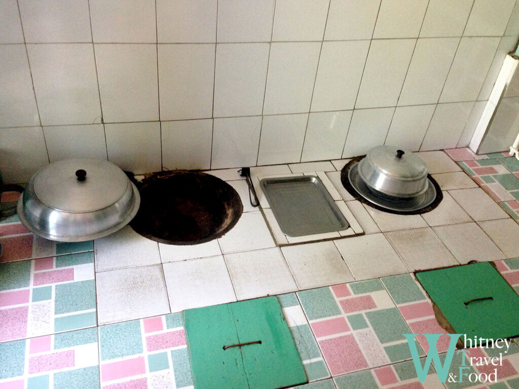 North Korea 4 Days Not sure why the stove is on the floor