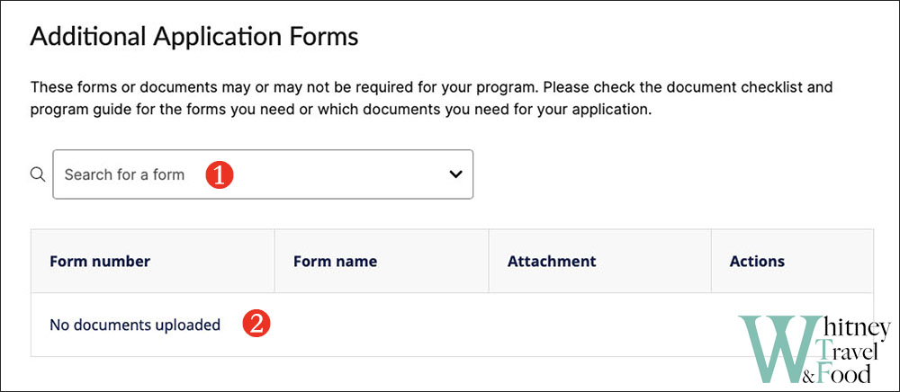 common law living inside canada Additional Application Forms