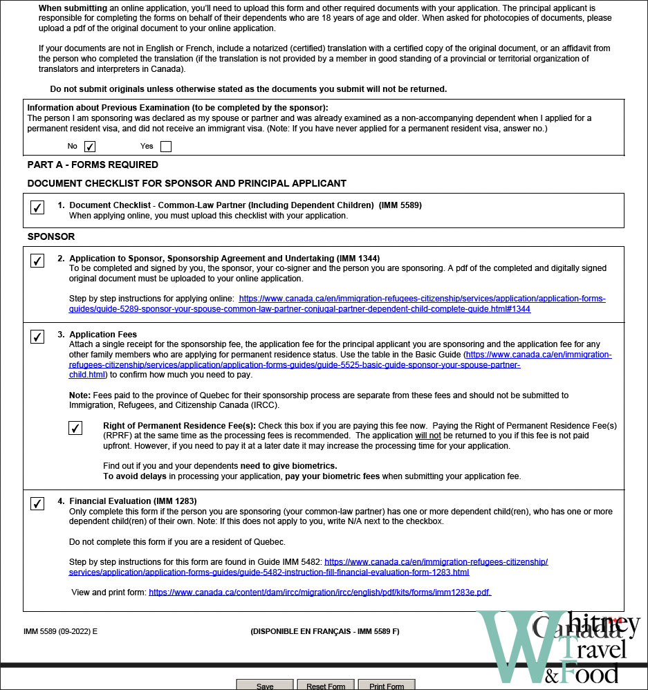 common law living inside canada IMM 5589