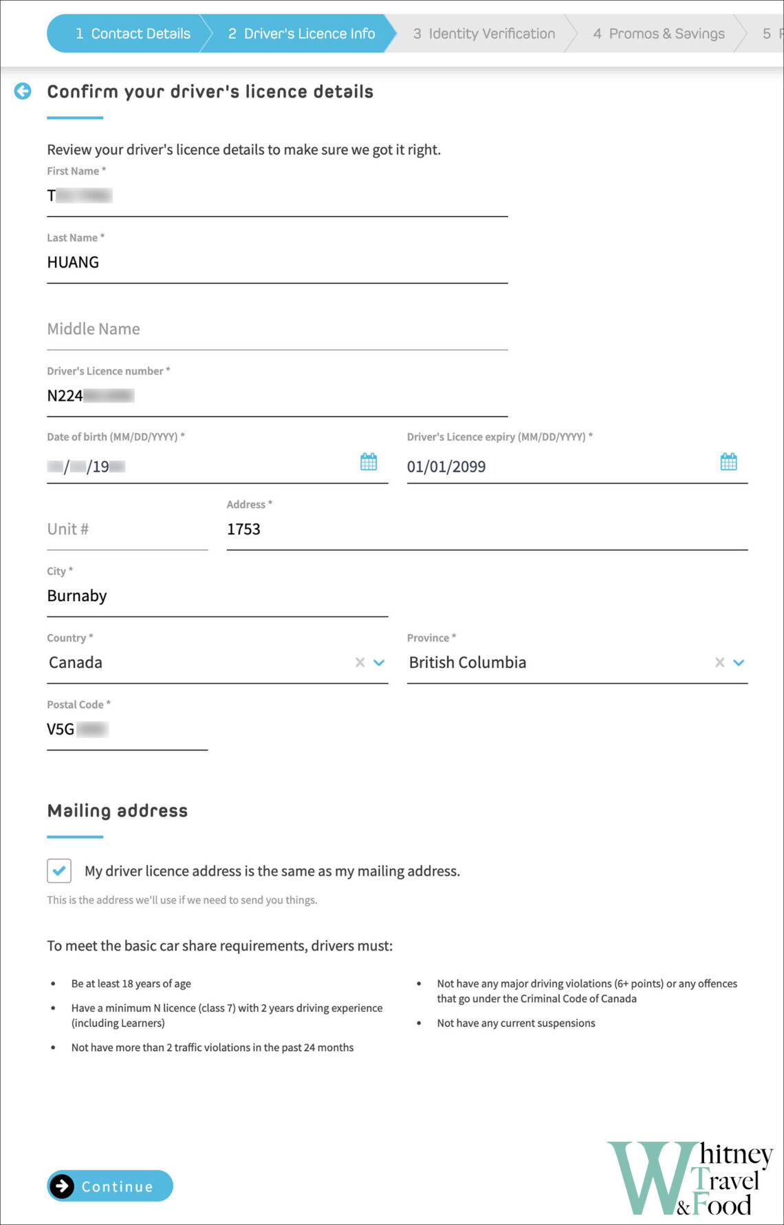 Apply for Evo Car Share with Non-BC Driver's License in Vancouver ...