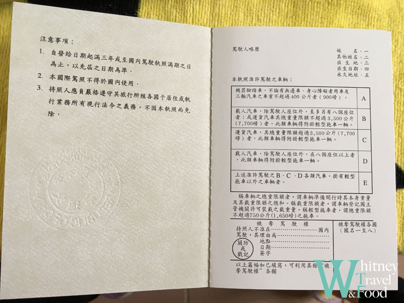 臺灣國際駕照申請方式 全台監理站地址 6 international driving permit 6