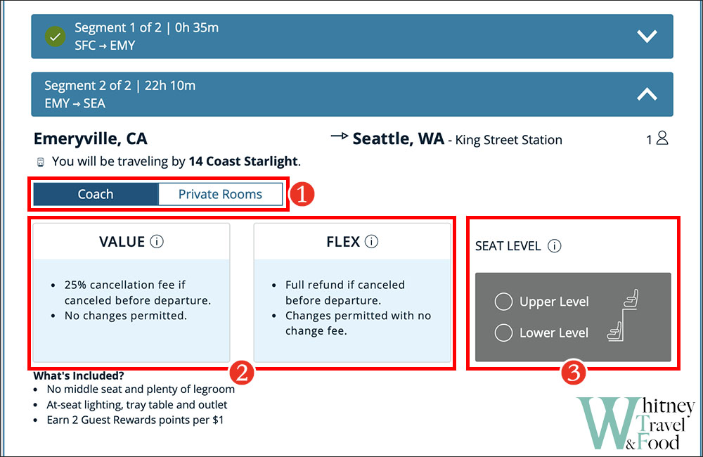 san francisco to seattle by train Buy ticket 4 en