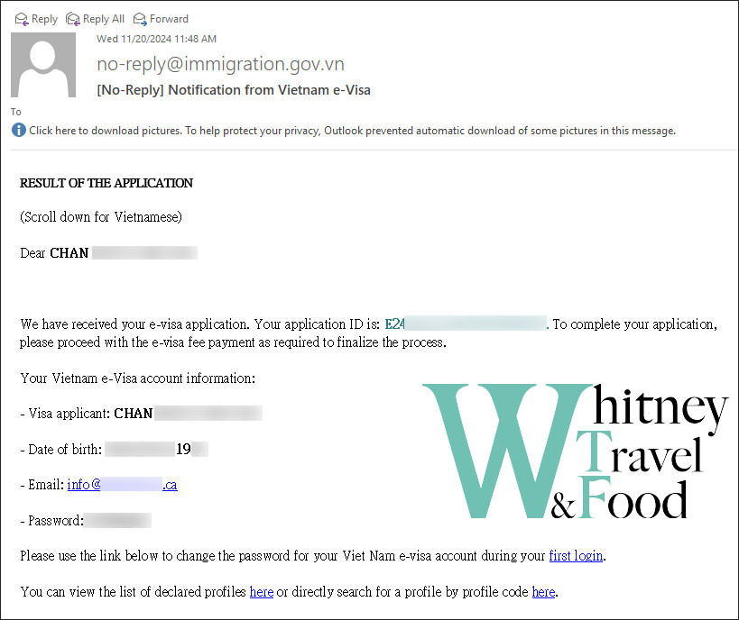 vietnam e visa email 2