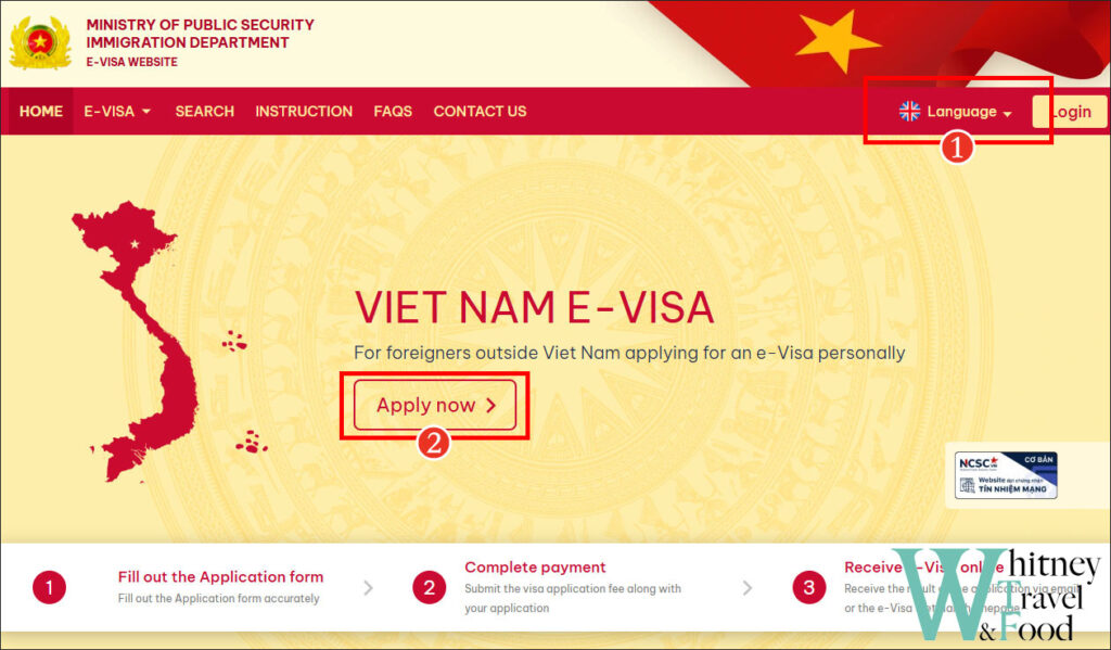 vietnam e visa fill out the form 1